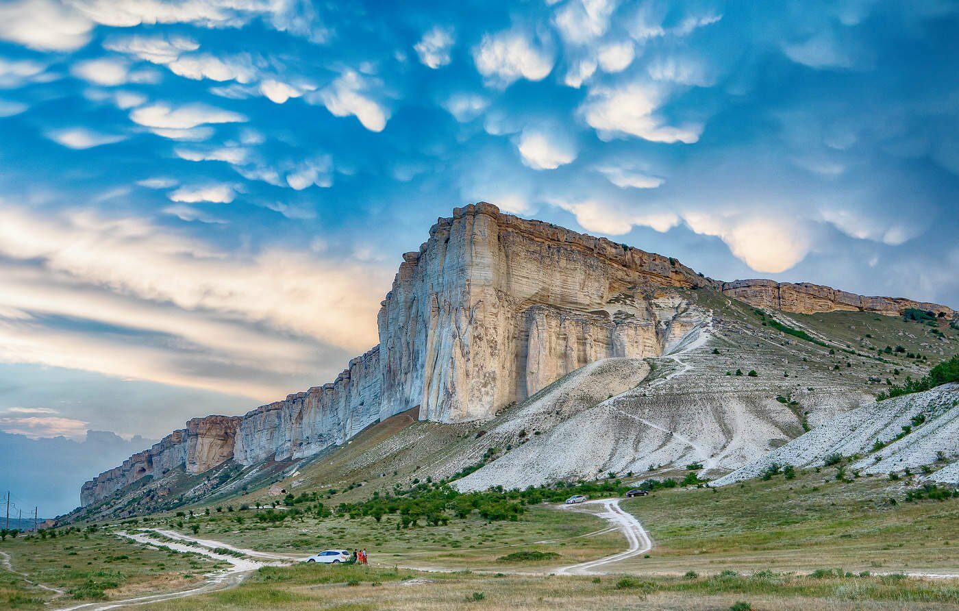 Белая скала в крыму фото